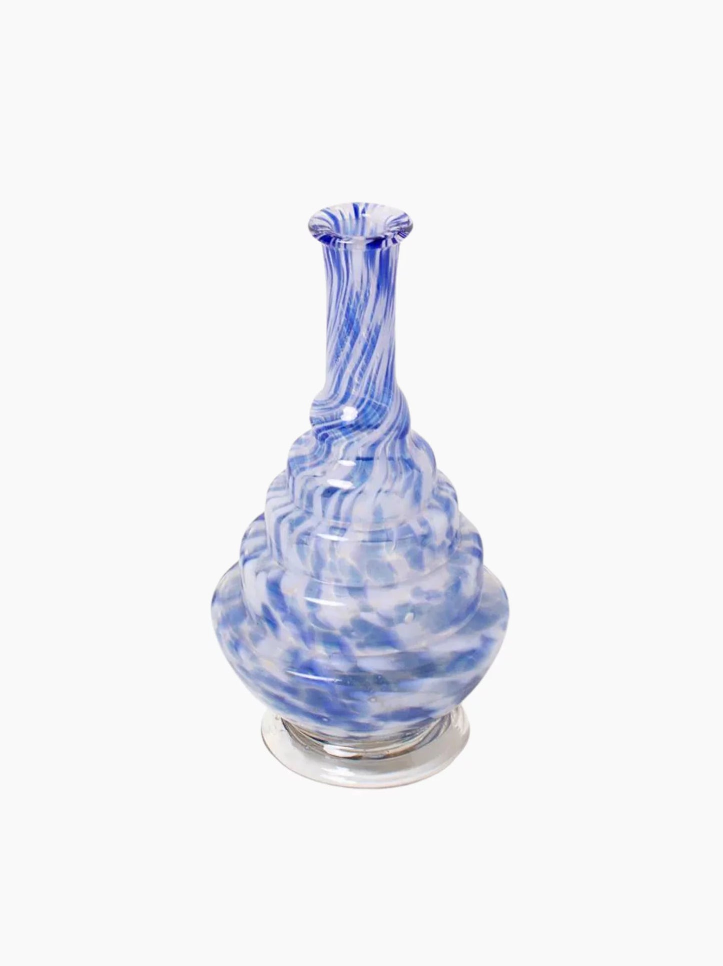 Handblown Blue Vase