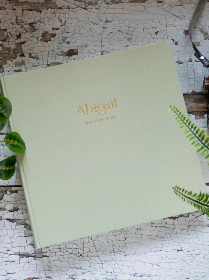 Personalised Linen Photo Album