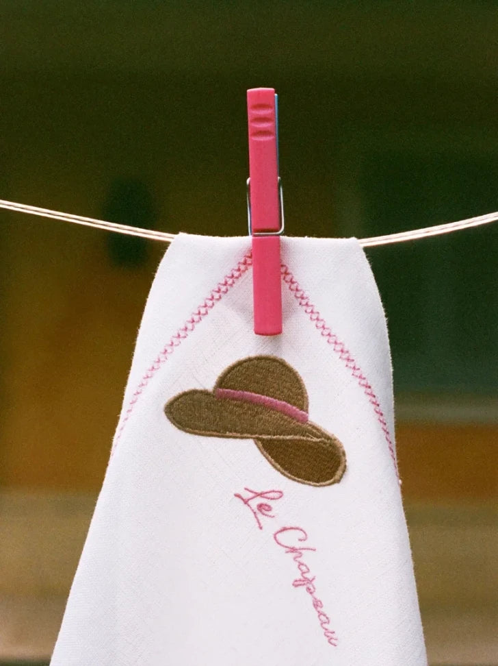 Le Chapeau The Hat Linen Placemat
