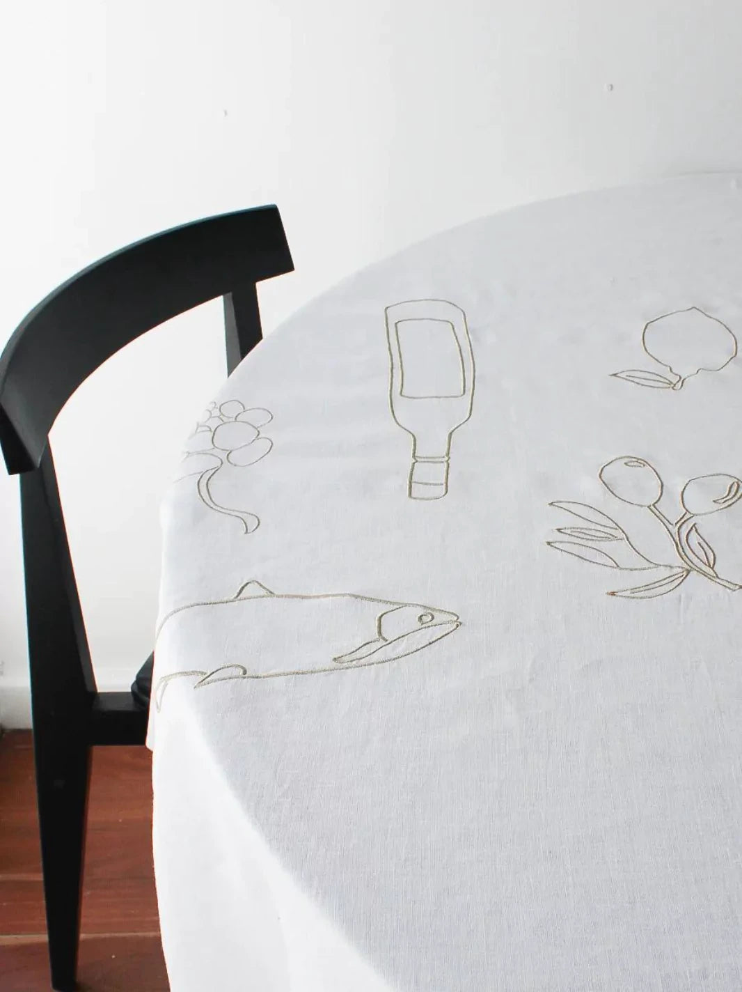 Embroidered Aperitif Tablecloth