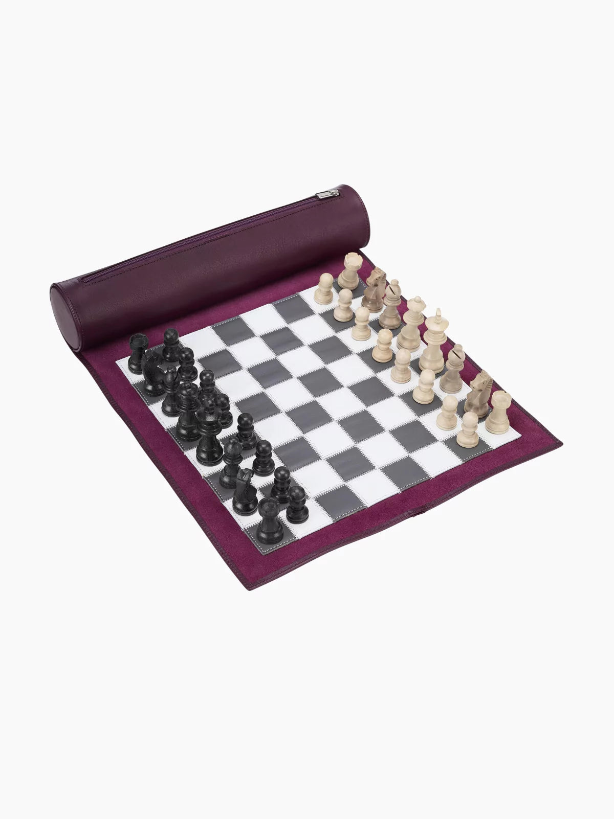 Personalised Leather Travel Chess Set