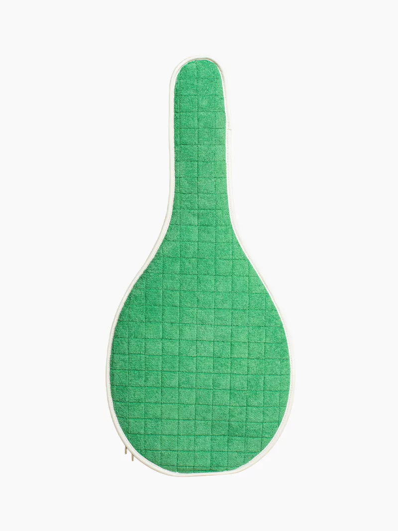 Green Terrycloth Tennis Racket Case