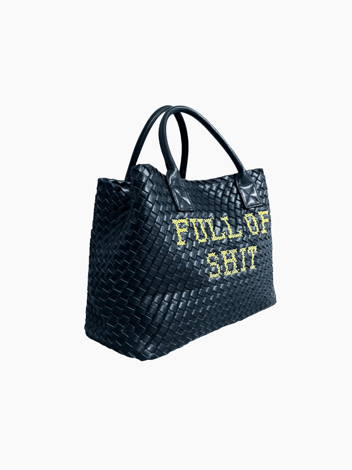 Full Of Shit Embroidered Woven Bag