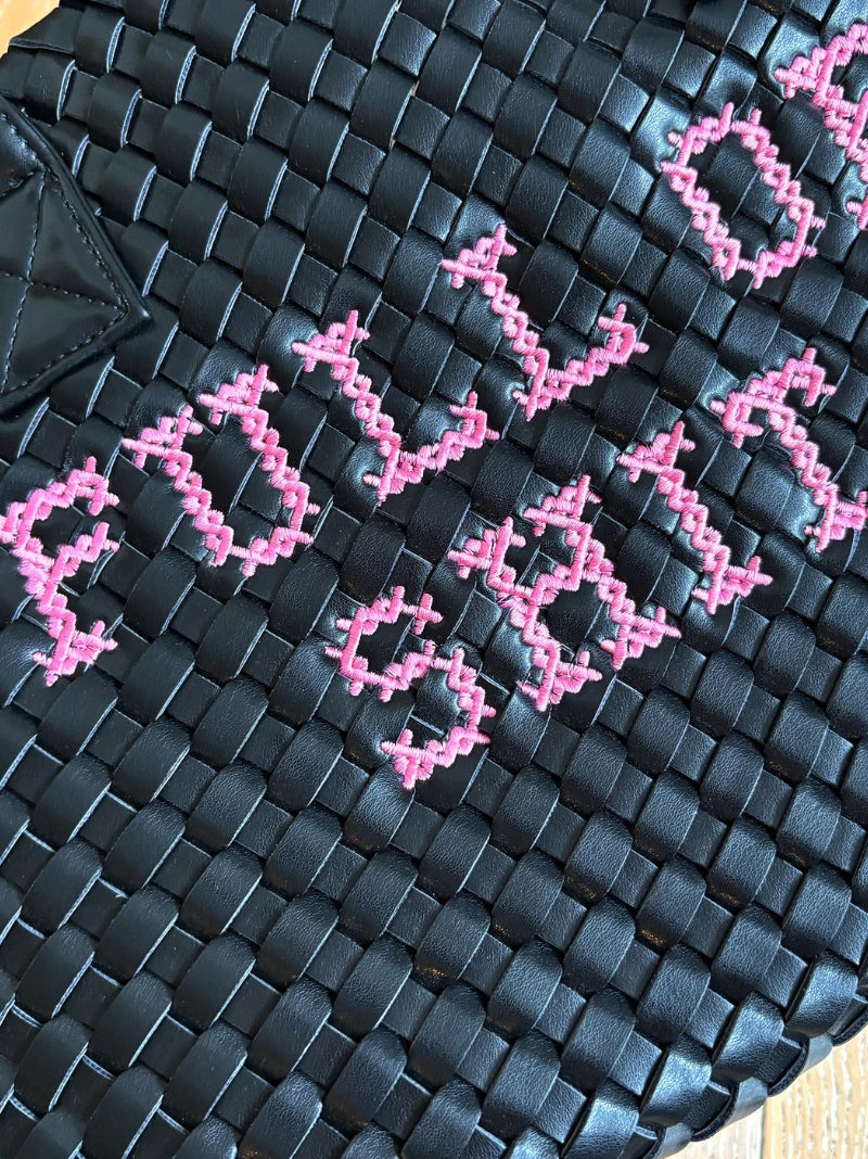 Full Of Shit Embroidered Woven Bag