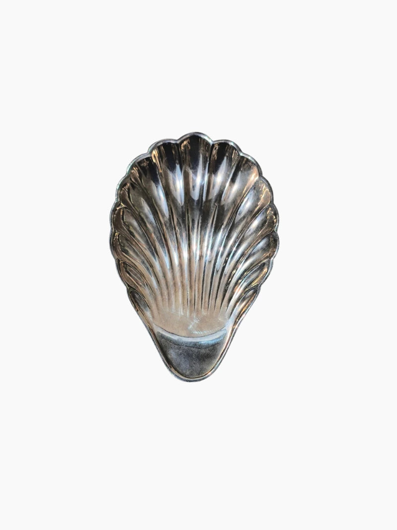 Vintage Silver-Plated Shell Dish