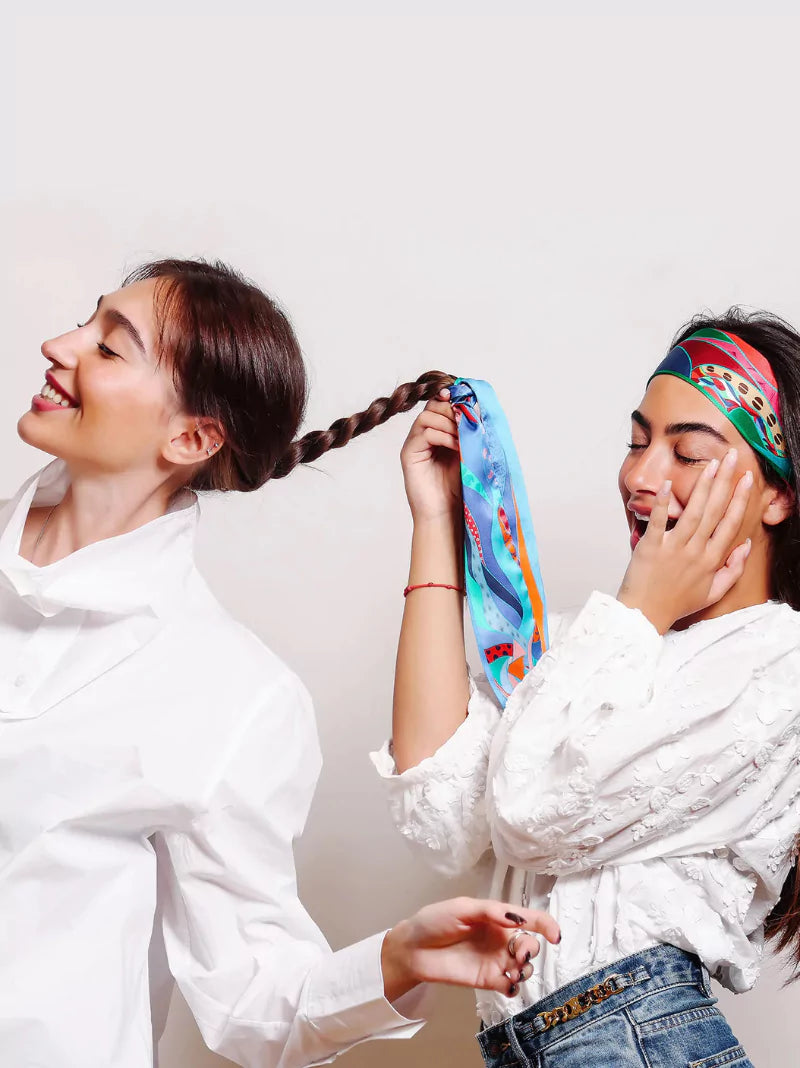 Personalised Silk Ribbon Scarf