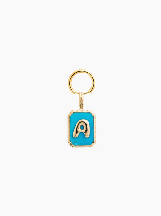 Gold Letter Charm