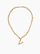 Pearl Gold Initial Chain