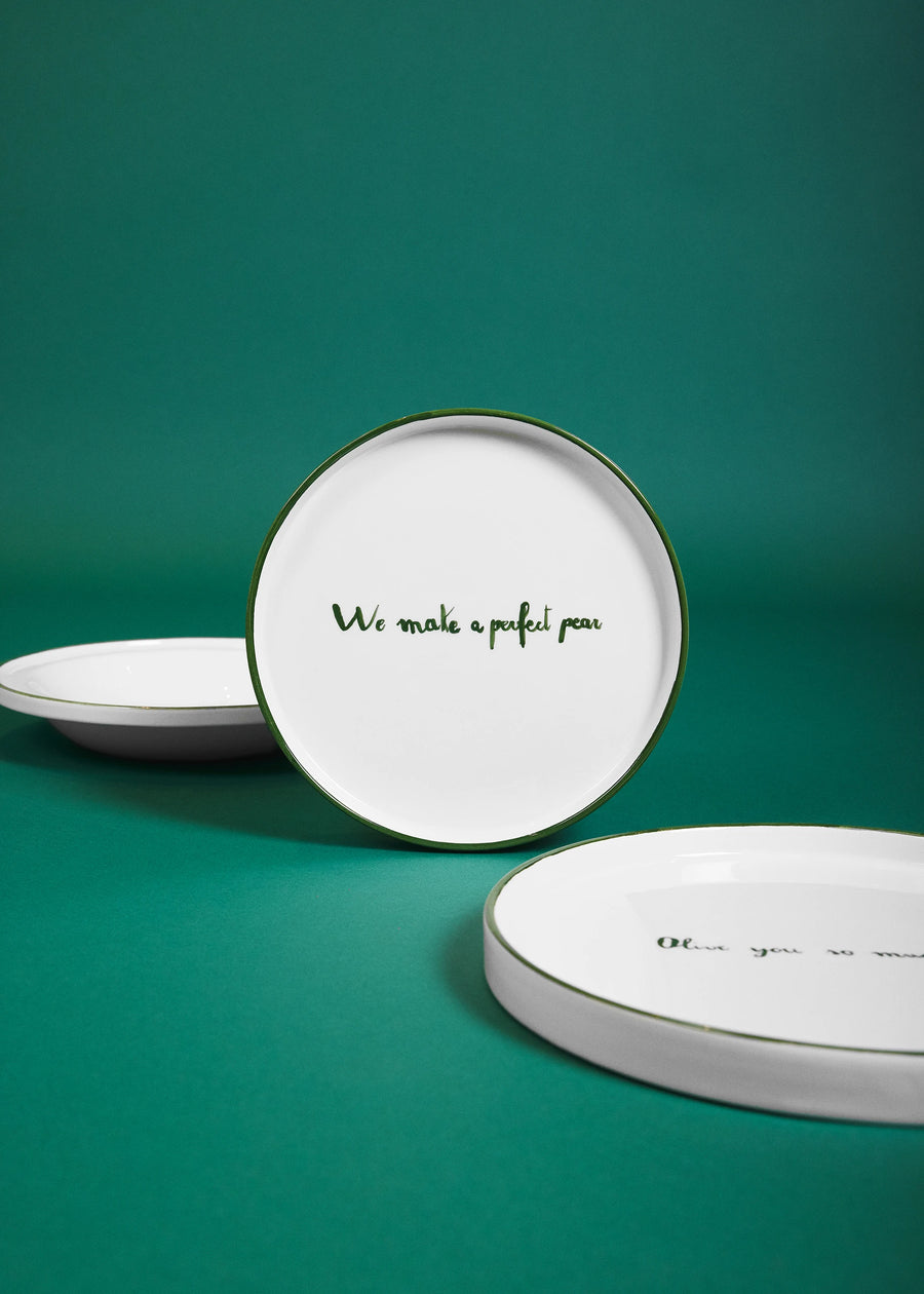 We Make A Perfect Pear Dessert Plate