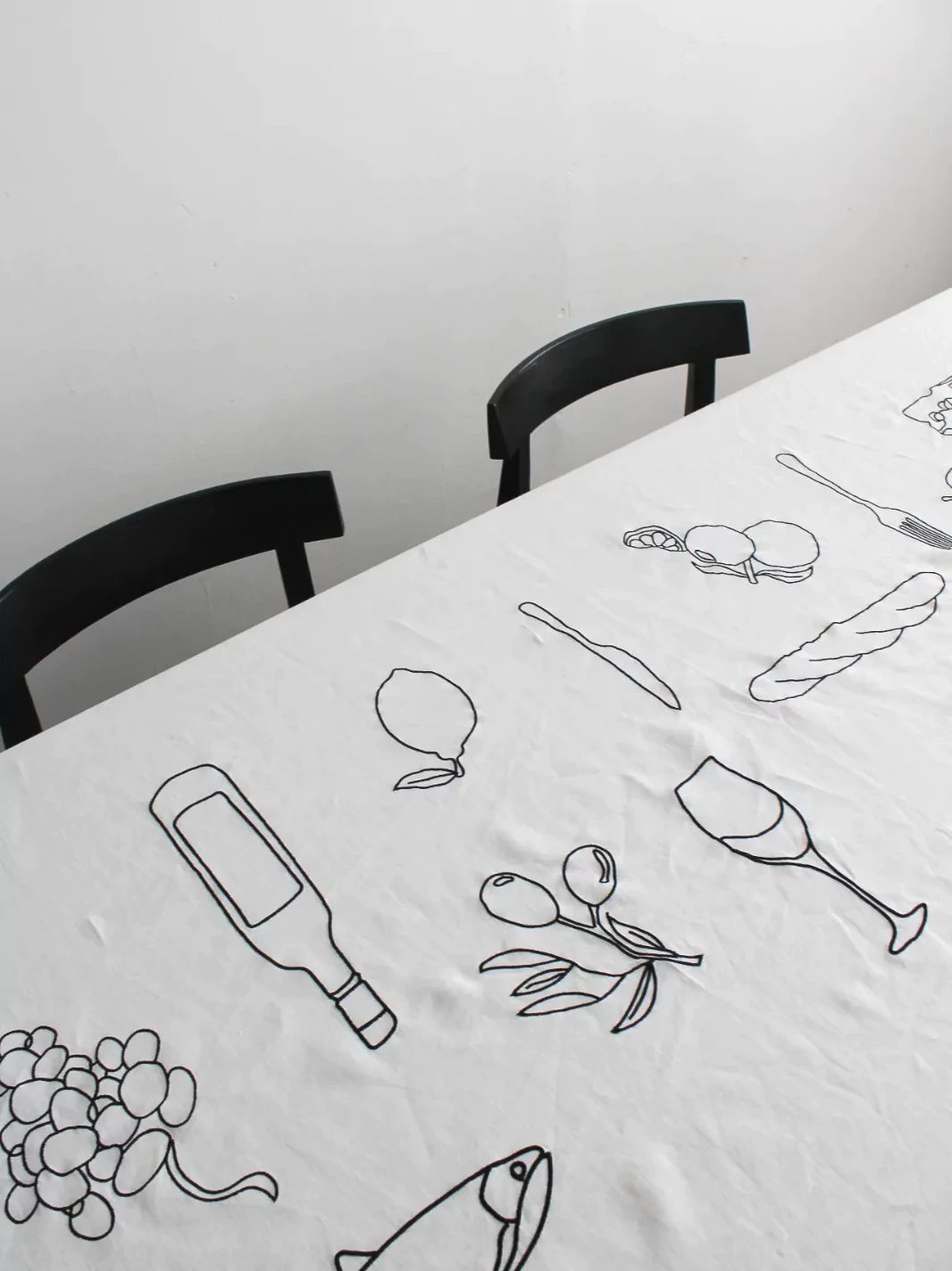 Embroidered Aperitif Tablecloth