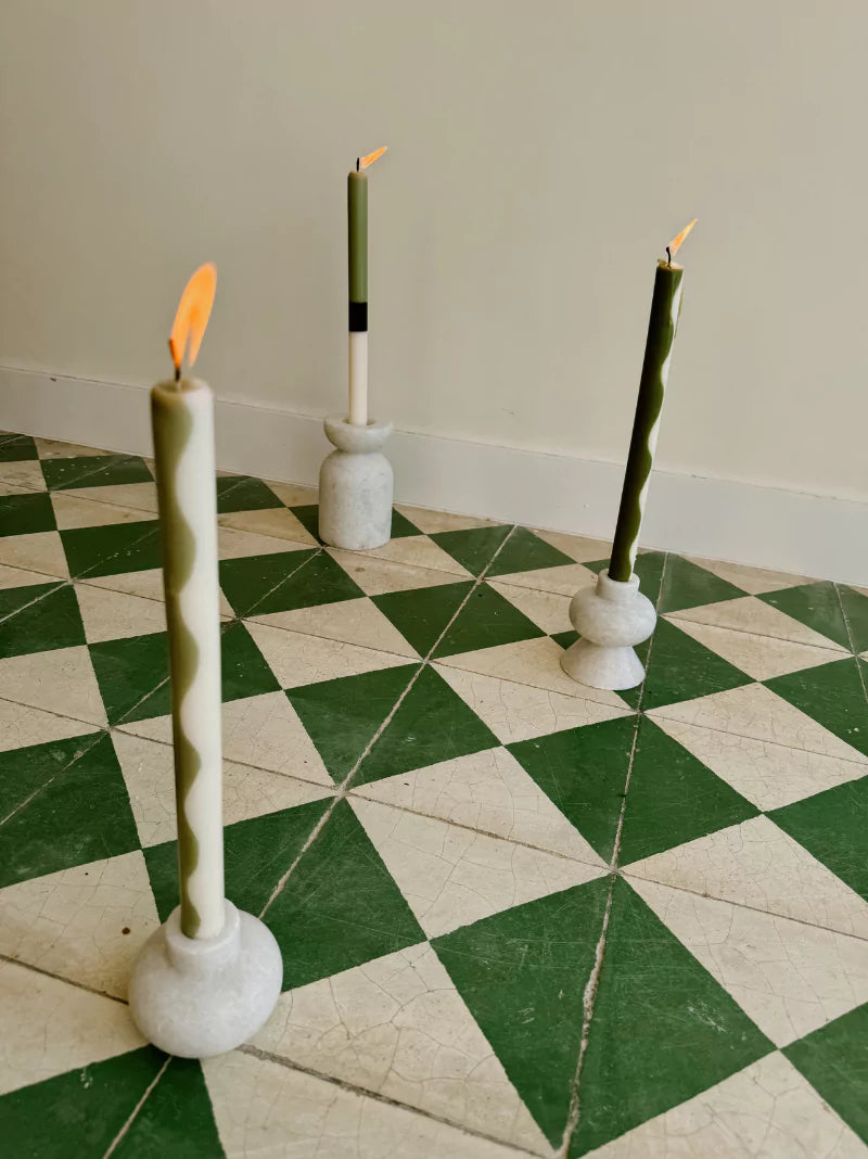 Gardener Dinner Candles Set of 2