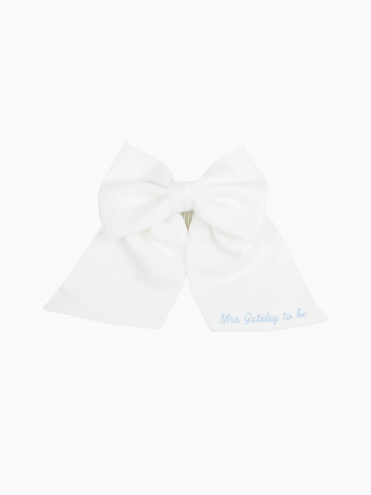 Personalised Linen Bow