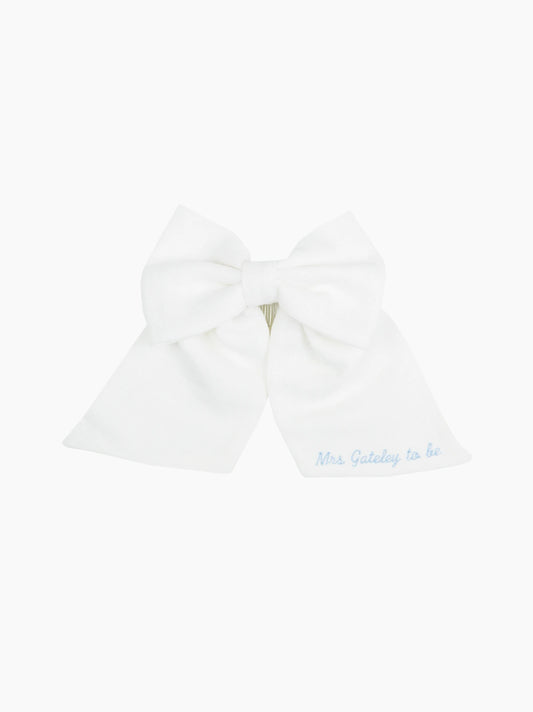 Personalised Linen Bow