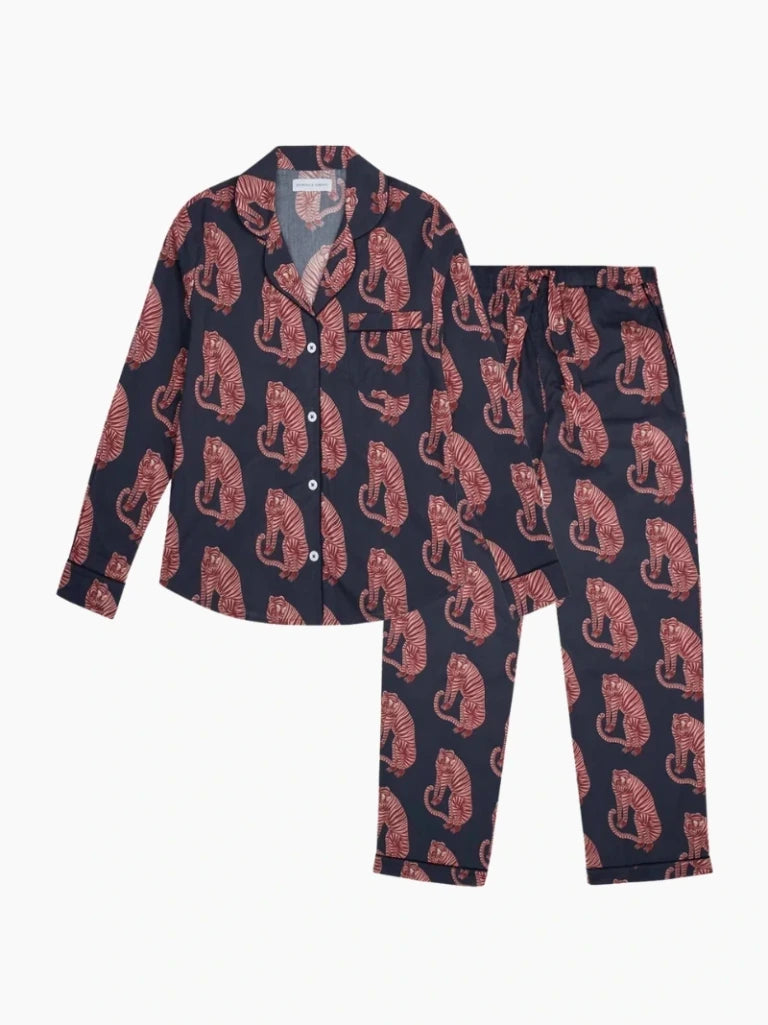 Personalised Sansindo Tiger Long Pyjama Set