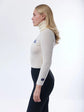 Courchevel White Knitted Jumper