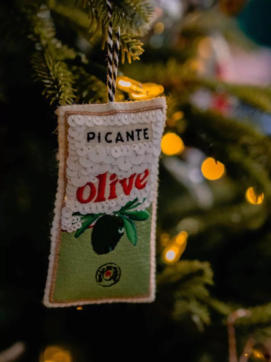 Olive Tin Ornament