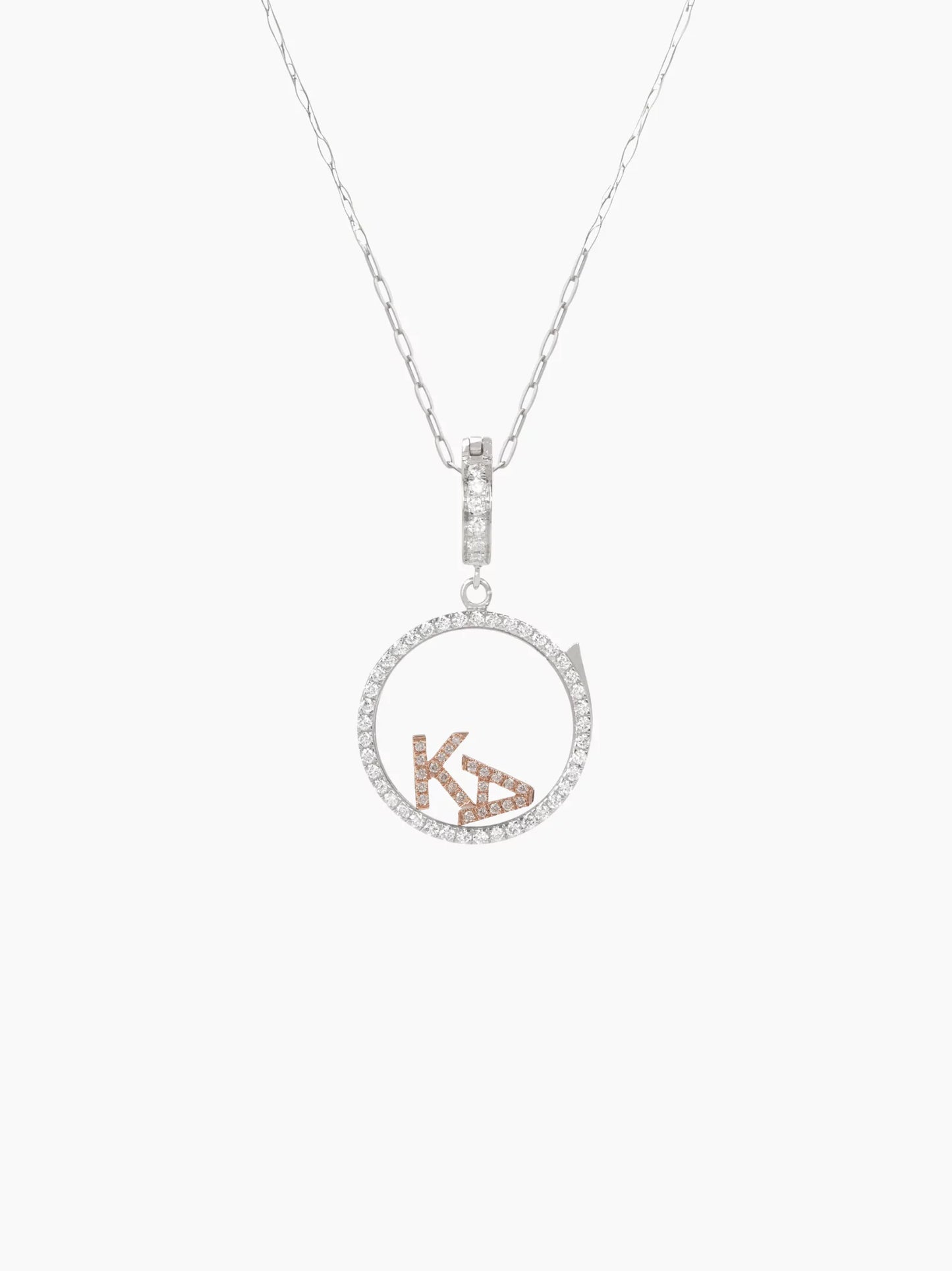 Diamond Floating Charm Locket