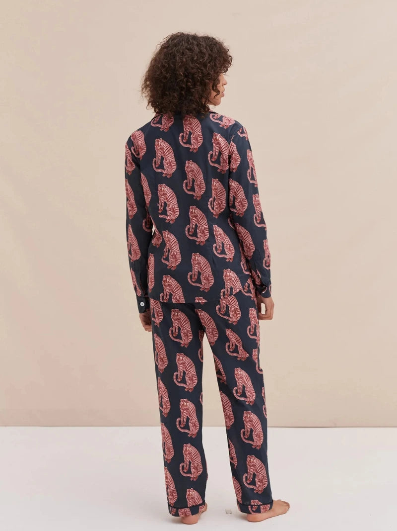 Personalised Sansindo Tiger Long Pyjama Set