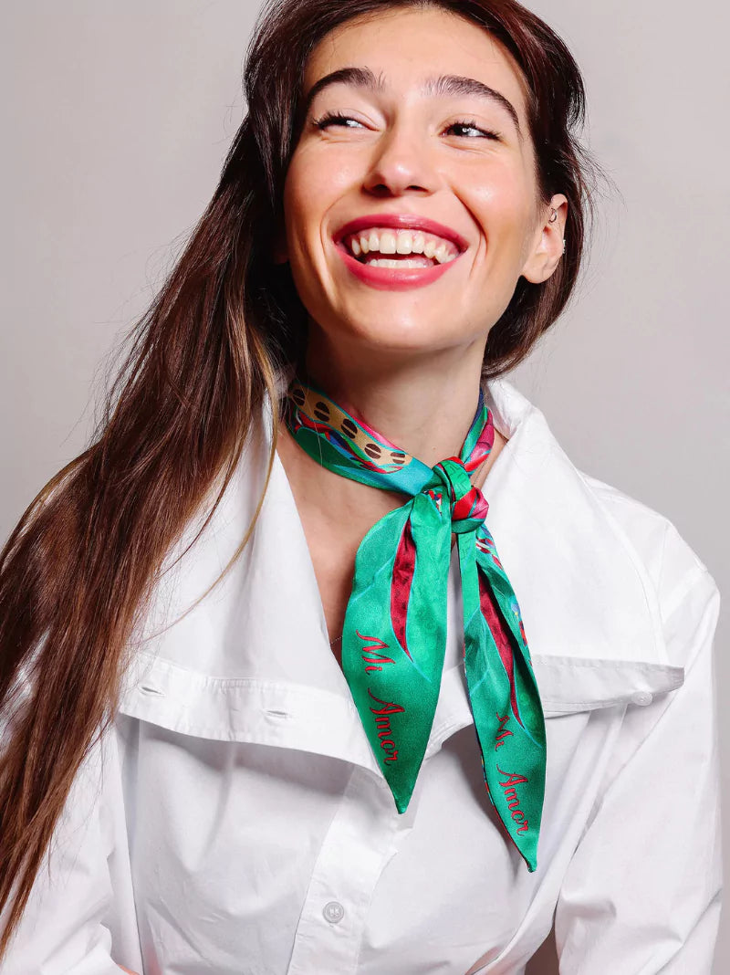 Personalised Silk Ribbon Scarf