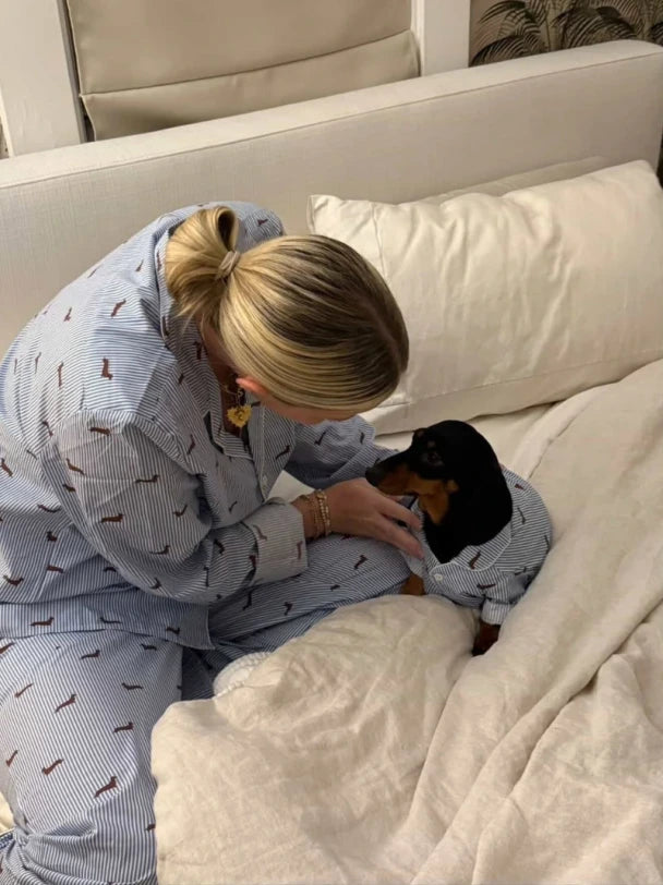 Dachshund Dog & Owner Matching Pyjamas