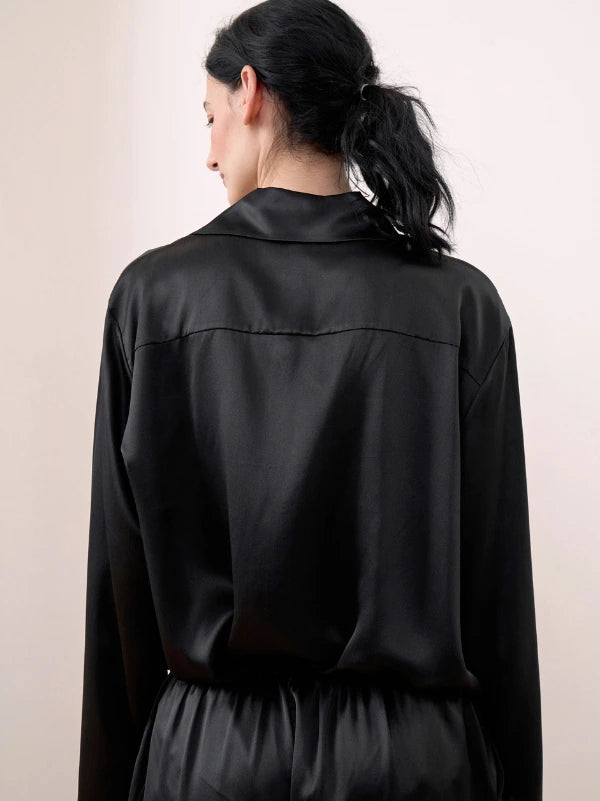 Dachshund Silk Long Pajama Set