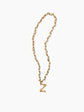Pearl Gold Initial Chain
