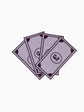 Pound Bank Note Cocktail Napkins