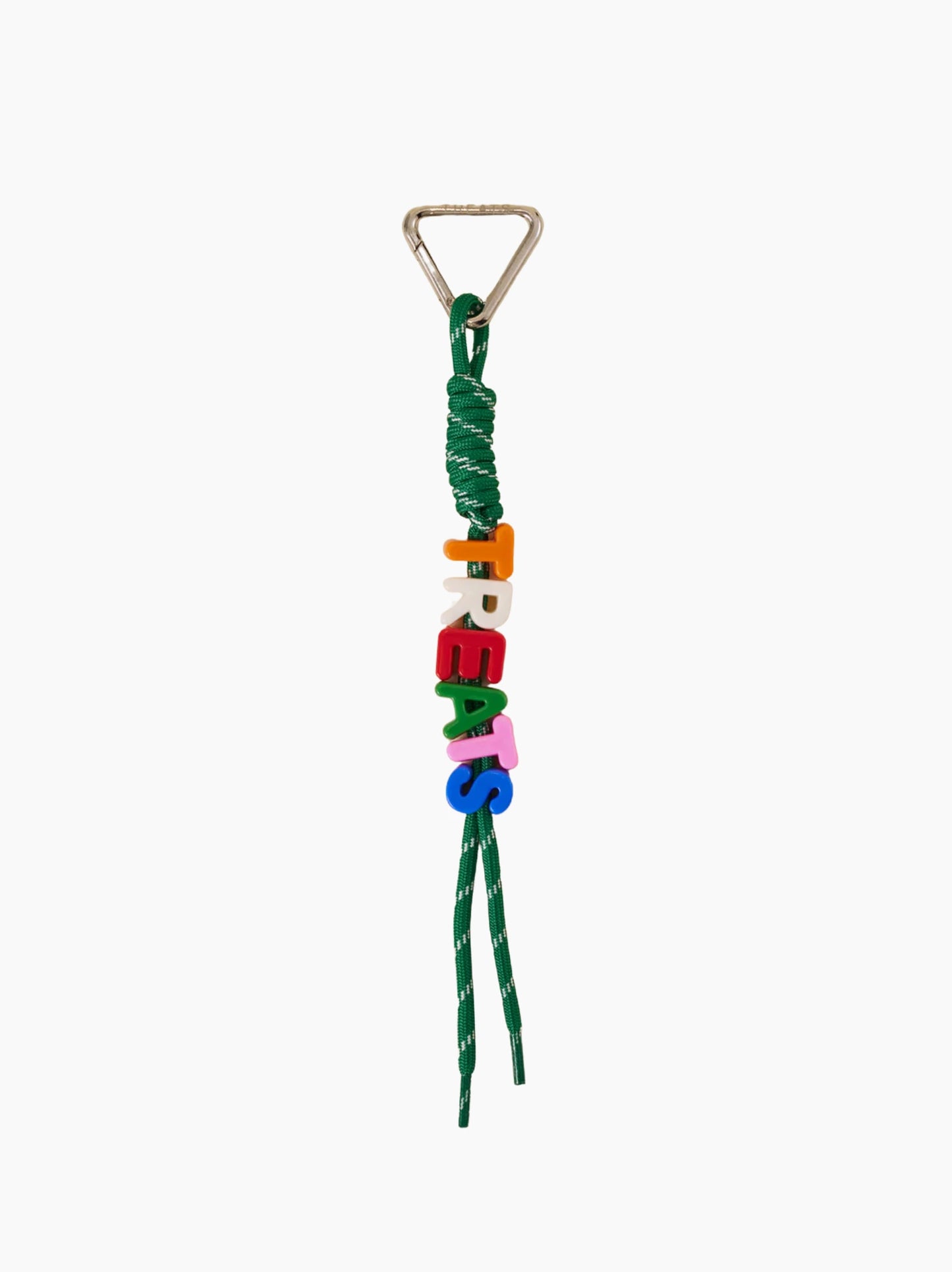 Green Rope Letter Bag Charm