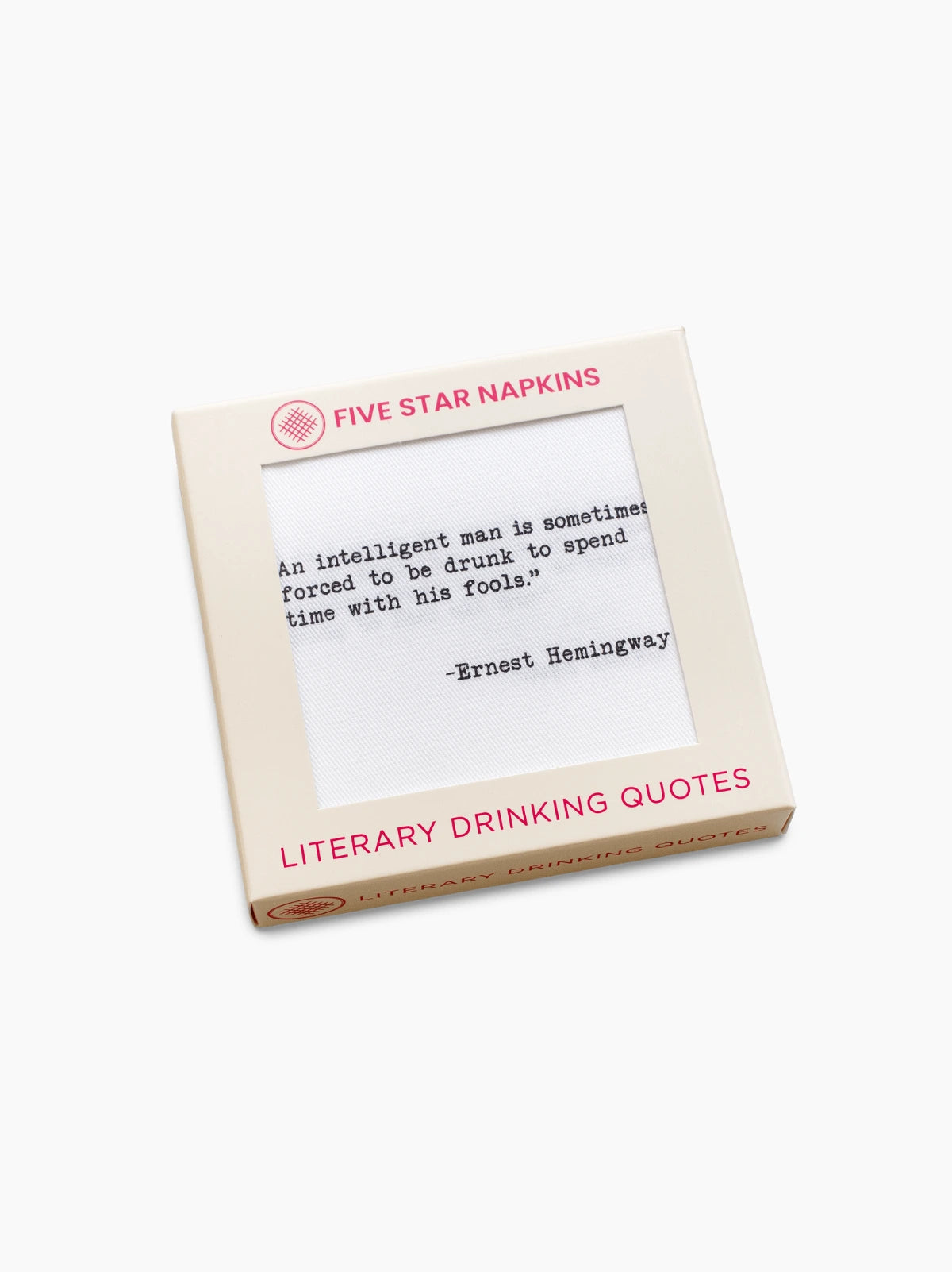 Drinking Quotes Literary Edition Cocktail Napkins