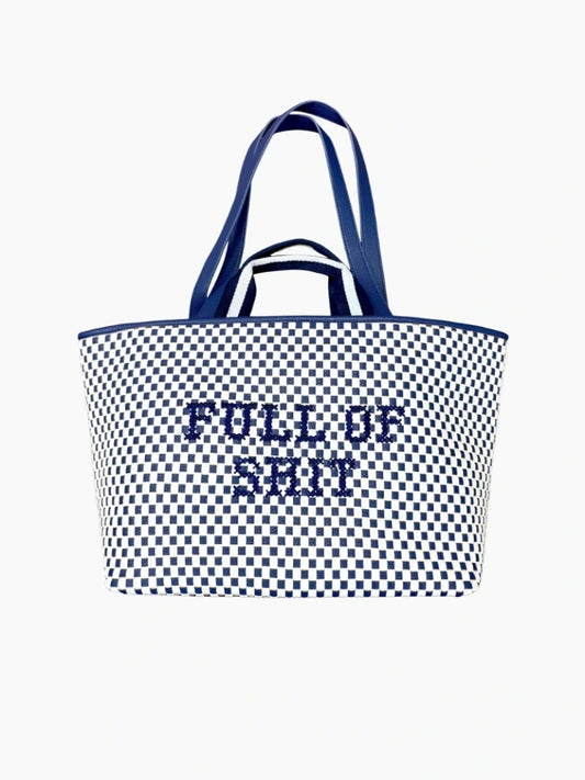Full Of Shit Embroidered Woven Bag