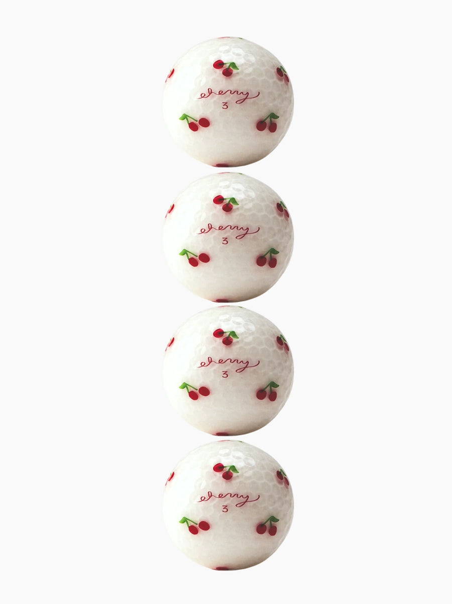 Cherry Motif Golf Ball Set