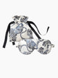 Personalised Cream Leopard Silk Eye Mask