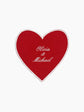 Personalised Heart Cocktail Napkins Set
