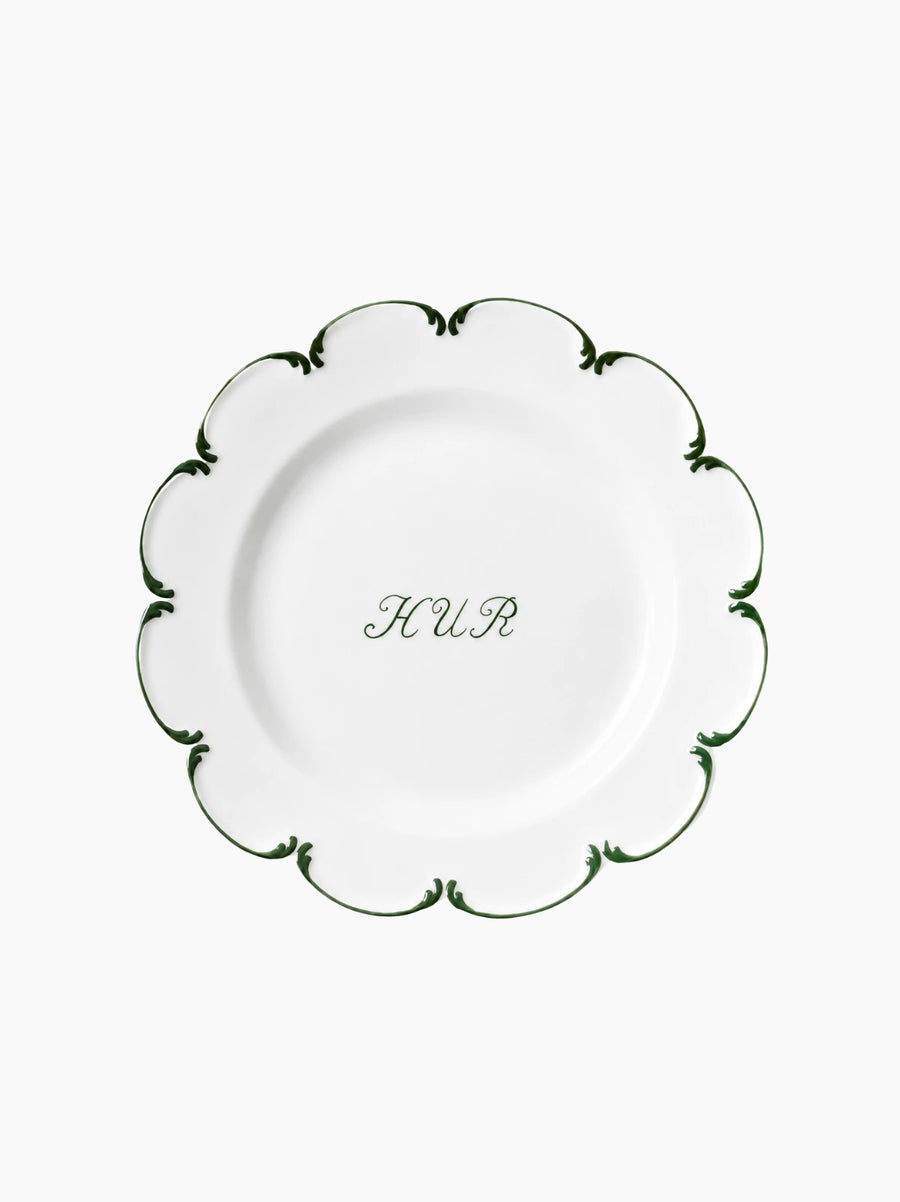 Smerlato Scalloped Plate Set of 12