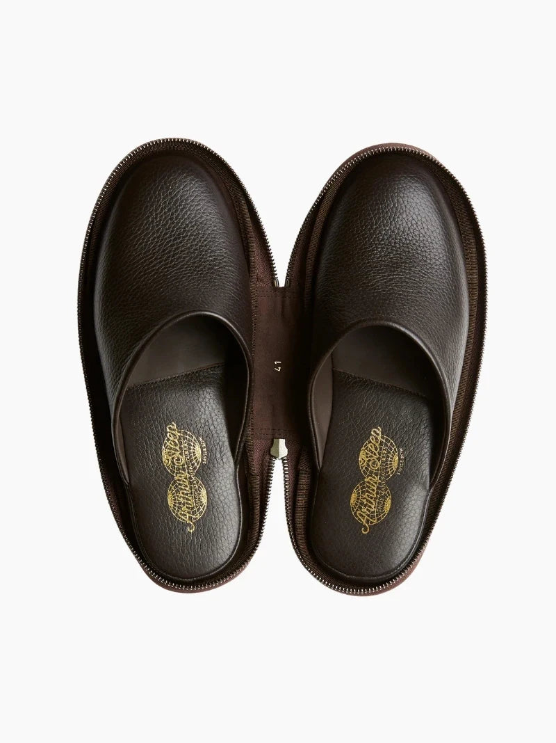 Leather Travel Slippers