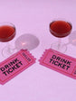 Drink Ticket Cocktail Napkins