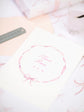 Personalised Baby Bow Print