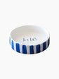 Personalised Striped Pet Bowl