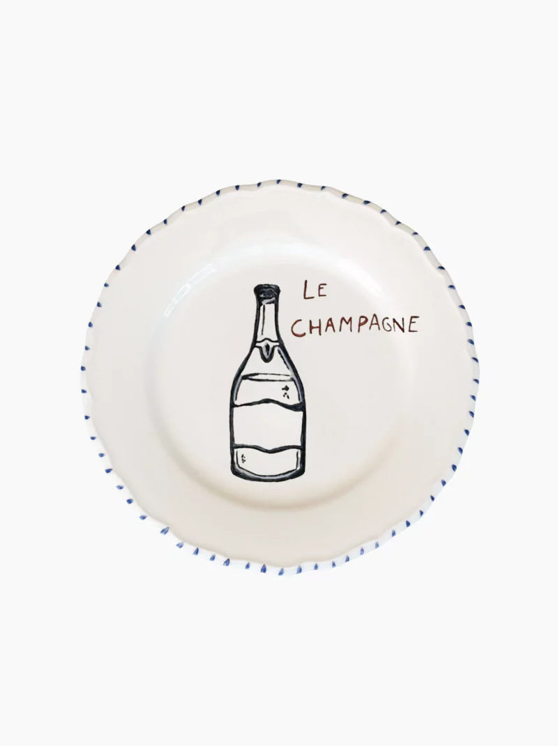 L'Apéritif Plate Set of 4