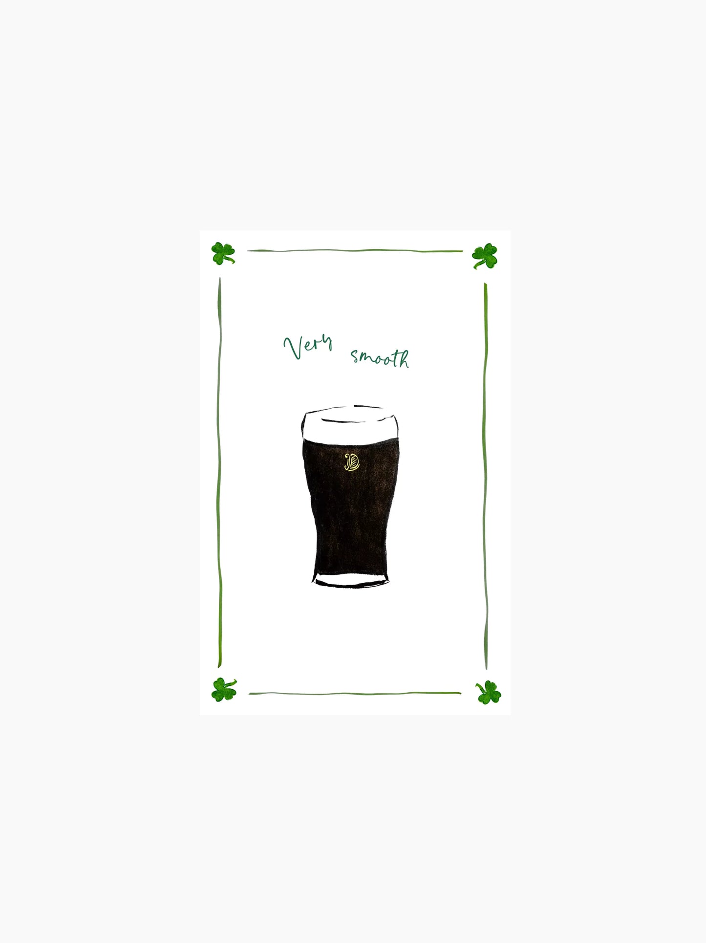 Very Smooth Irish Stout Tea Towel