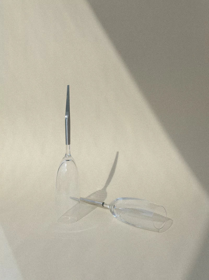 Crystal Picnic Champagne Glasses Set of 2