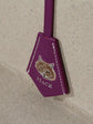 Purple Leather Pet Charm