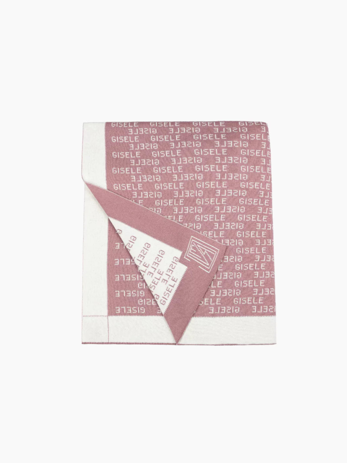 Bespoke Rose Pink Organic Cotton Blanket