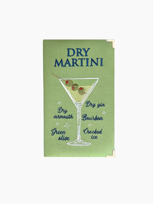 Dry Martini Embroidered Clutch