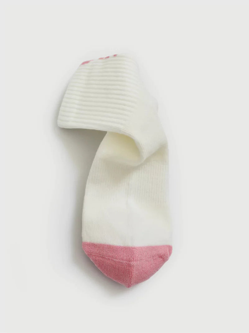 Dipped Crew Pilates Socks