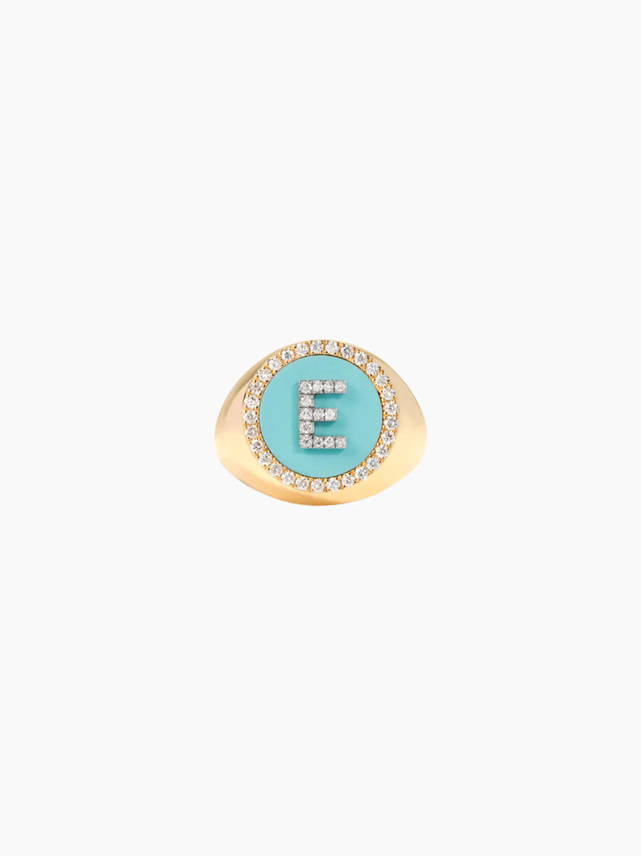 Fairouz Letter Signet Ring