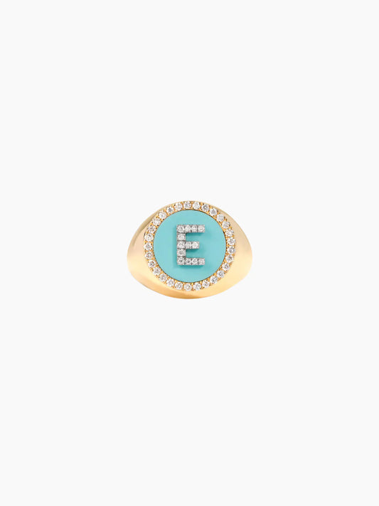 Fairouz Letter Signet Ring