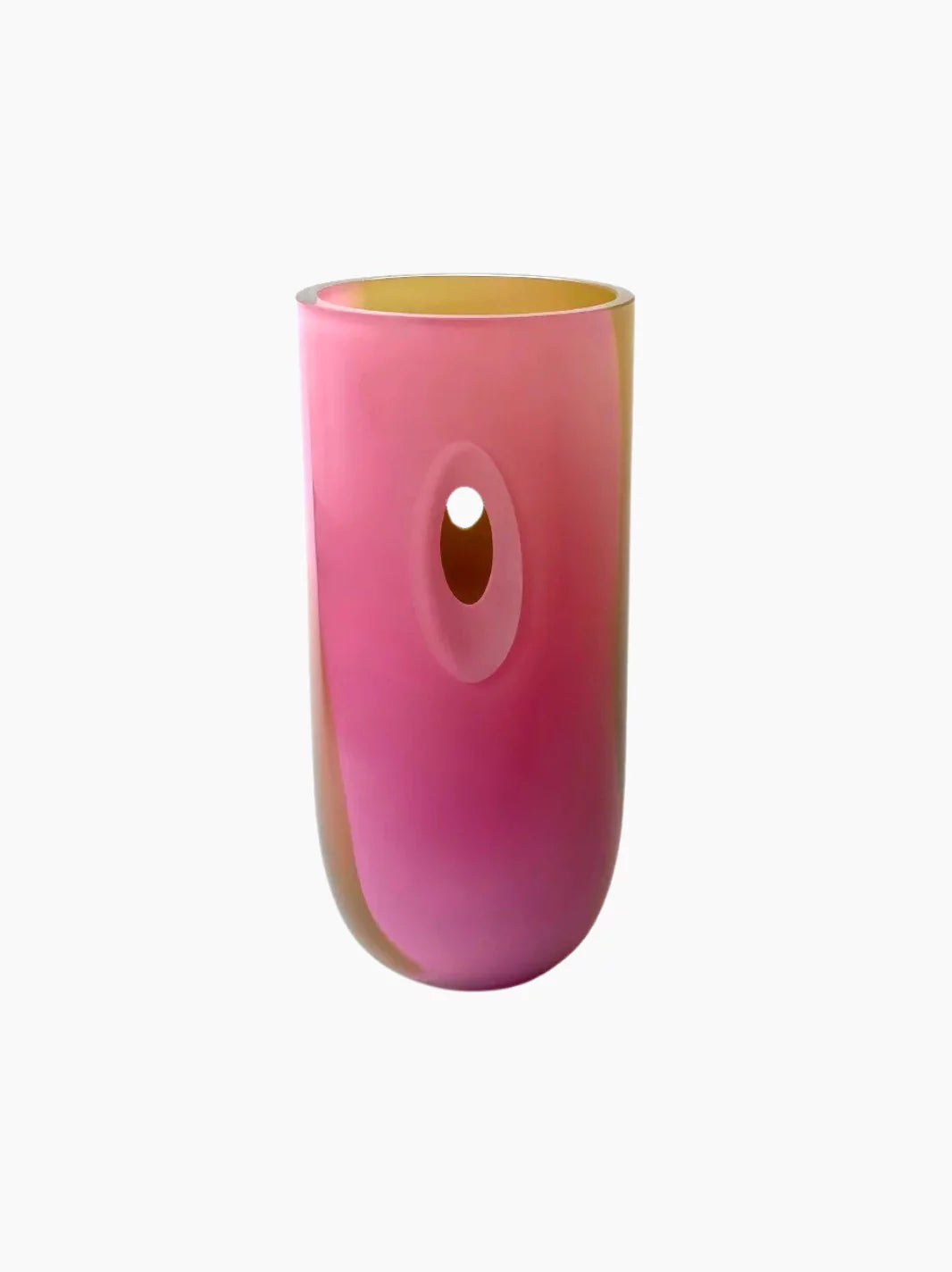 Pink and Mocha Eclipse Vase