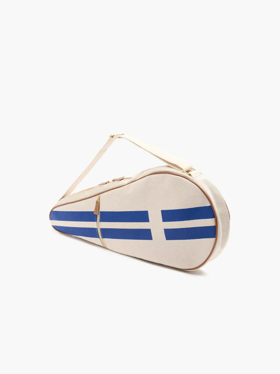 Personalised Cotton Striped Tennis Racket Case | The Go-To