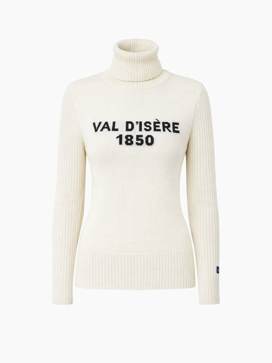 Val D'Isere White Knitted Jumper